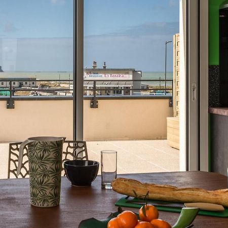 Babord, Appt Avec Terrasse Et Vue Mer Saint-Come-de-Fresne Ngoại thất bức ảnh