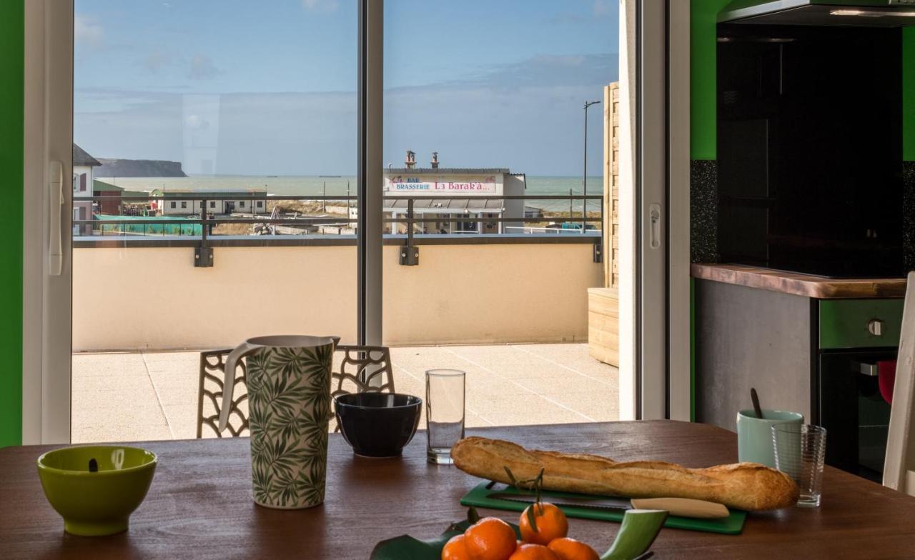Babord, Appt Avec Terrasse Et Vue Mer Saint-Come-de-Fresne Ngoại thất bức ảnh